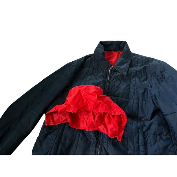 1950s quilted puffer jacket‎ down jacket Talon/Falcon Zippers USA Made - Picture 3 of 7